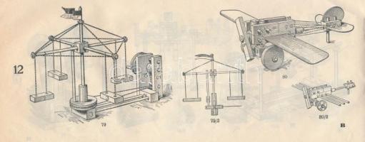 cca 1930 Matador 153 Vorlagen Für No.0 Matador der Qualitätsbaukasten(Korbuly's Baukasten) néme...