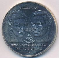 Svédország 1976. 50Kr Ag "XVI. Károly Gusztáv és Szilvia esküvője" T:1-,2
Sweden 1976. 50 ...