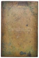 1917. "Tavaszi Háborús Serlegmérkőzés" Br plakett (60x40mm) T:2