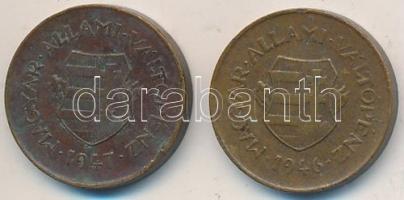 1946-1947. 2f tombak (2xklf) T:2,2-