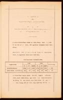 1929 Egészségi jelentés a budapesti kir. törvényszéki fogházról, táblázatokkal, részletes felsorolás...