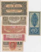 1916. 1K "Deutschösterreich" felülbélyegzéssel + 1917. 2K "Deutschösterreich" fe...