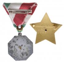 ~1970. "A Szocialista Kultúráért" zománcozott fém kitüntetés mellszalagon eredeti tokban +...