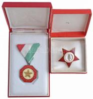 ~1970. "A Szocialista Kultúráért" zománcozott fém kitüntetés mellszalagon eredeti tokban +...