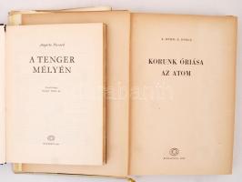 Vegyes tudományos könyvek a 60-as évekből,4db. Böhm: A holnap világa. Mieleke út a végtelenbe. Böhm:...