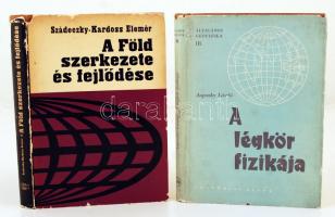 Szádecky-Kardoss Elemér:A föld szerkezete és fejlődése. Budapest, 1968, Akadémia Kiadó. Egészvászon kötésben. + Aujeszky László: A légkör fizikája. Budapest, 1957, Akadémia Kiadó. Egészvászon kötésben.