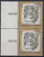 Definitive margin pair, Forgalmi bélyeg ívszéli párban