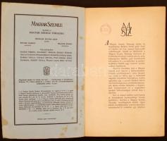 1934 Magyar Szemle XXII. kötetének 2. száma, a szerkesztőbizottság elnöke gróf Bethlen István volt, ...