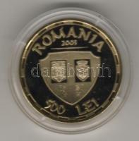 Románia 2003. 500L "Drakula kastély 625 éves" próba tombak, csak cca 10db létezhet belőle!...