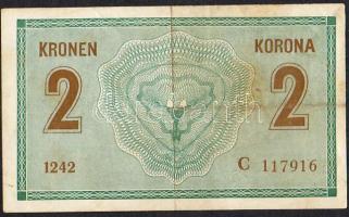 1914. 2K jobboldali "K" rövid szárral "C" ás sorozatszámok felfelé csúszva! T:II/III+