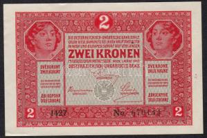 1917. 2K jobb szélen piros festékfoltok, fekete papírhiba T:I-