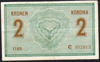 1914. 2K "C" betűjel vastag, alatta egy piros "-", korona "K" betűjéne...