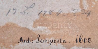 1609 Nicolaus van Aelst (1526-1613), Antonio Tempesta (1555-1630): Battle against the Jews. Nagymére...