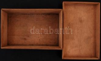 Kugler Henrik Gerbeaud fa doboz, 23x15x8 cm