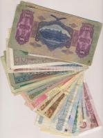 30db-os vegyes magyar és külföldi bankjegy tétel, közte érdekesebb darabokkal is T:vegyes
30pcs of v...