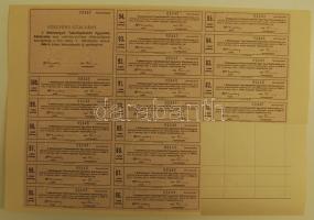 1939. Békésmegyei Takarékpénztári Egyesület részvénye 40Pengőről