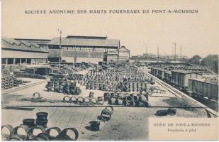 Pont-A-Mousson, Usine, Fonderie a plat / factory