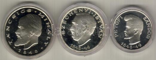 1948. "Szabadságharc " sor 5Ft, 10Ft, 20Ft Ag T:PP R!