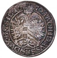 Német Államok / Szilézia / Boroszló 1670SHS 3kr Ag "I. Lipót" (1,55g) T:2,2- kis patina
Ge...