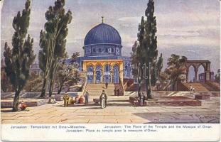 Jerusalem, The Place of the Temple and the Mosque of Omar, Serie 763. palastina, No. 16. (EK)