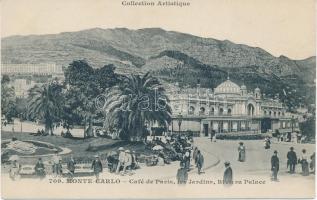 Monte Carlo, Cafe de Paris, Jardins, Riviera Palace / cafe, garden, palace