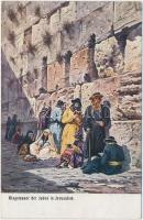 Jerusalem, Klagemauer der Juden / Wailing Wall of the Jews s: Perlberg