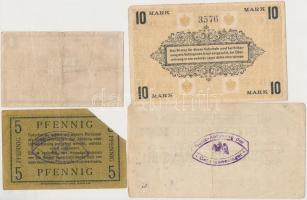 Német Birodalom ~1917-1918. 5db klf hadifogolytábori szükségpénz T:III,III-
German Empire ~1917-1918...