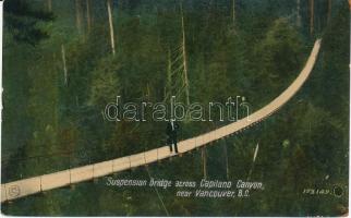 Vancouver, Suspension Bridge across Capilano Canyon