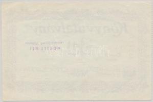 ~1960. "Könyvutalvány" 50Ft értékben "Művelt Nép Könyvterjesztő Vállalat" lila p...