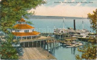 Tacoma, Washington; pavilion, POint Defiance Park