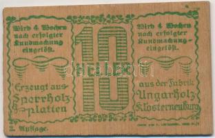 Ausztria / Hadersfeld im Wienerwald 1920. 10h fa pénztárjegy T:I
Austria / Hadersfeld im Wienerwald ...