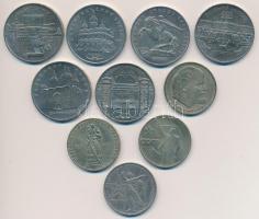 Szovjetunió 1965-1991. 1R (4xklf) + 5R (6xklf) T:2,2-
Soviet Union 1965-1991. 1 Rouble (4xdiff) + 5 ...