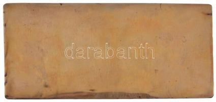 Brém Ferenc (1927-1988) ~1970. "Tatabánya" Br plakett dísztokban (67x149mm) T:1