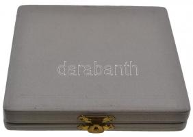 Vincze Dénes (1914-1972) DN Br plakett eredeti tokban (81mm) T:2