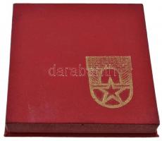 ~1970-1980. "Nagykanizsa" Br emlékérem eredeti tokban (66mm) T:1