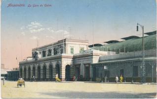 Alexandria, Alexandrie; La Gare du Caire / station