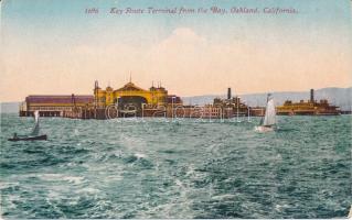 Oakland, California; Key Route terminal from the Bay