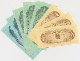 Kína 1953. 8db rizsjegy T:I
China 1953. 8pcs of rice coupons C:UNC