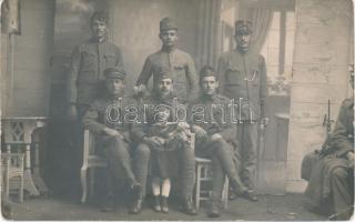 1919 WWI K.u.K. soldiers group photo (EK)