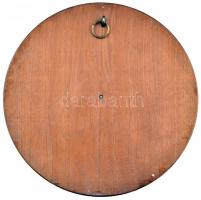 DN "A szabin nők elrablása" jelzés nélküli Fe plakett fakeretben (160mm) T:2
ND "The ...