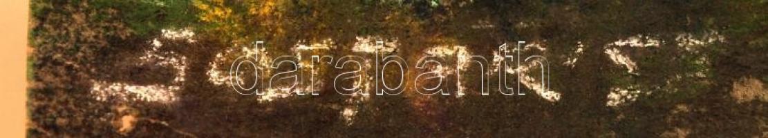 Sostarits Lajos: Tabán. Pasztell, papír, jelzett, 33x42 cm