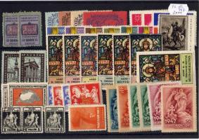 1915-1942. 40 klf. magyar levélzáró + 2 okmánybélyeg / 40 versch. ungarische Vignetten + 2 Stempelmarken