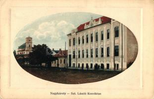 Nagykároly, Szent László Konviktus; Eigner Simon kiadása / boarding school