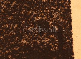 Ruzicskay György (1896-1993): Magány. Algrafia, papír, jelzett az algrafián, 24,5×18,5 cm