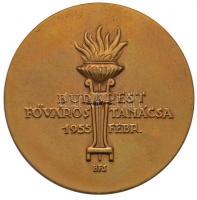 Boldogfai Farkas Sándor (1907-1970) 1955. "Budapest felszabadulásának 10 éves évfordulójára / B...