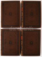 Tompa Mihály összes költeményei I-IV. kötet. Teljes kiadás. Magyar remekírók sorozat. Bp., 1870, Méh...