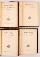 Tompa Mihály összes költeményei I-IV. kötet. Teljes kiadás. Magyar remekírók sorozat. Bp., 1870, Méh...