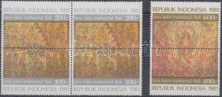 Stamp Exhibition block of 4 + pair, Bélyegkiállítás négyestömb + pár
