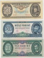 14db-os vegyes magyar bankjegy tétel, közte sor-és sorszám nélküli adópengők, 1920. 1K (2x) közeli s...