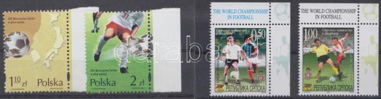 Serbian Republic, Poland 2002 Football World Cup. 2 sets Szerb Köztársaság, Lengyelország 2002 Labda...